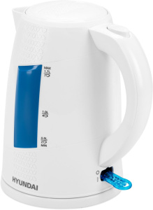 Чайник Hyundai HYK-P2407 1.7л 2200Вт белый и голубой