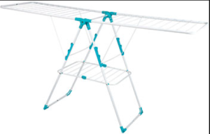 Сушилка для белья напольная NIKA СБ8/Б белый 21м двухуровневая